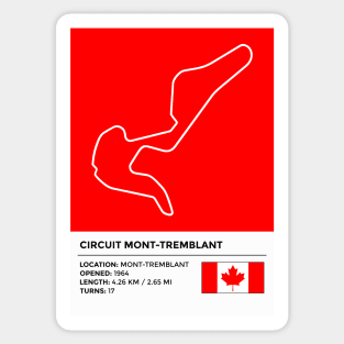 Circuit Mont-Tremblant [info] Sticker